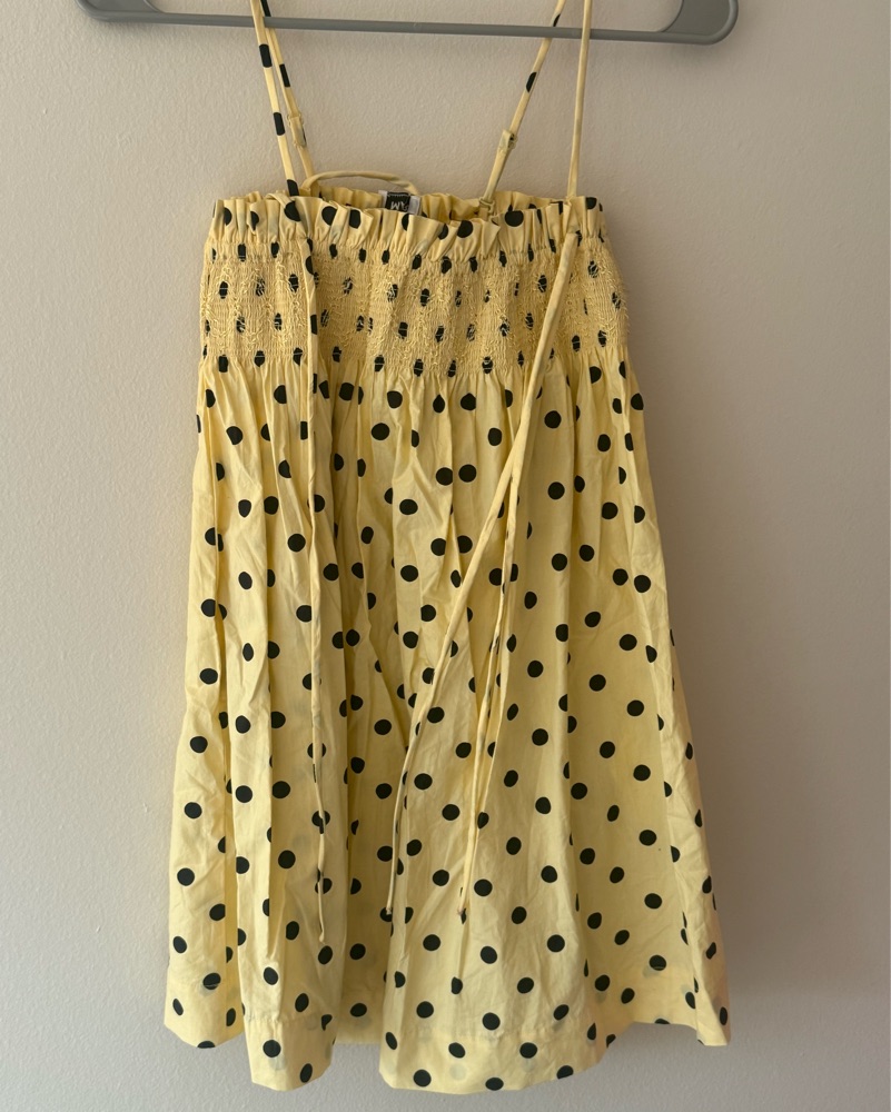 Damson Madder Lilo Mini Polka Dot Dress by Damson Madder - Pickle