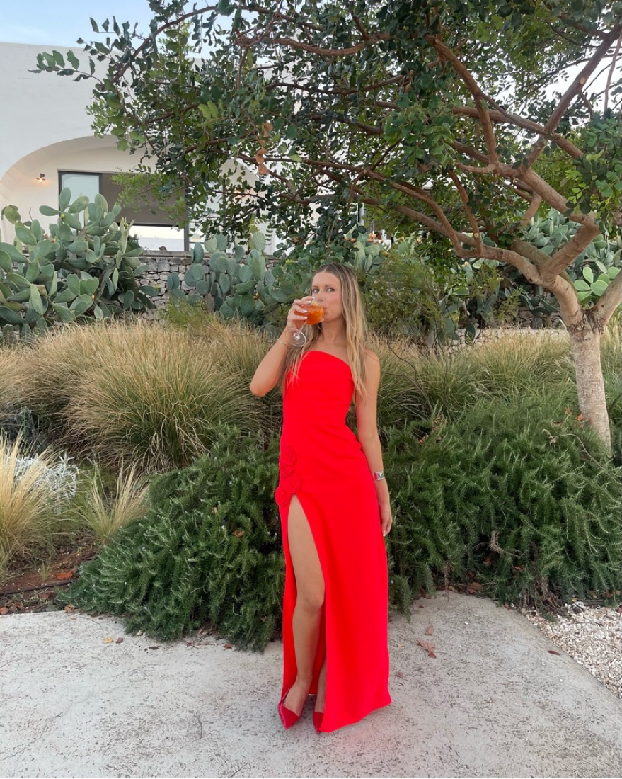 amanda uprichard red maxi dress Amanda Uprichard Serenade Maxi Dress by Amanda Uprichard