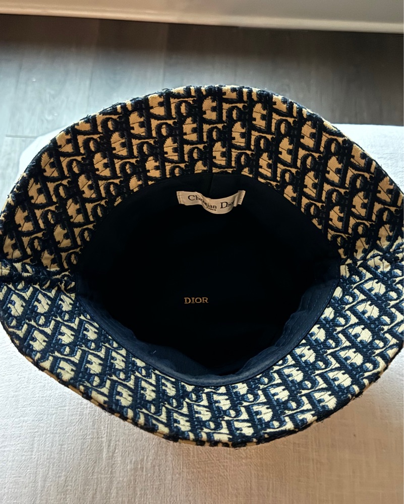 Christian Dior Oblique Bucket Hat by Christian Dior - Pickle