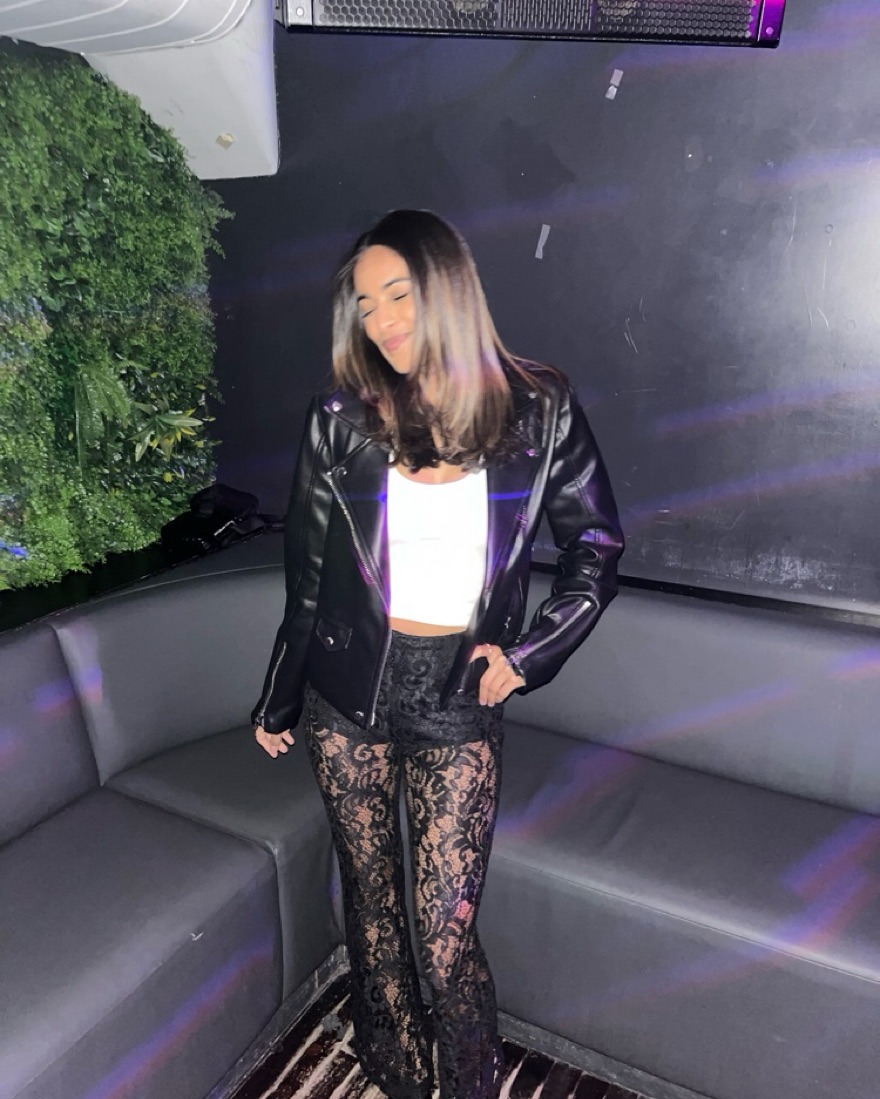Black Lace Pants with built in shorts | Pickle