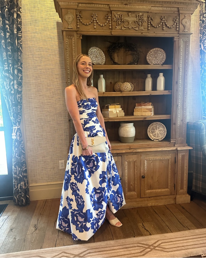 aje behold maxi dress blue Behold Maxi Dress - Blue Hydrangea main image 1