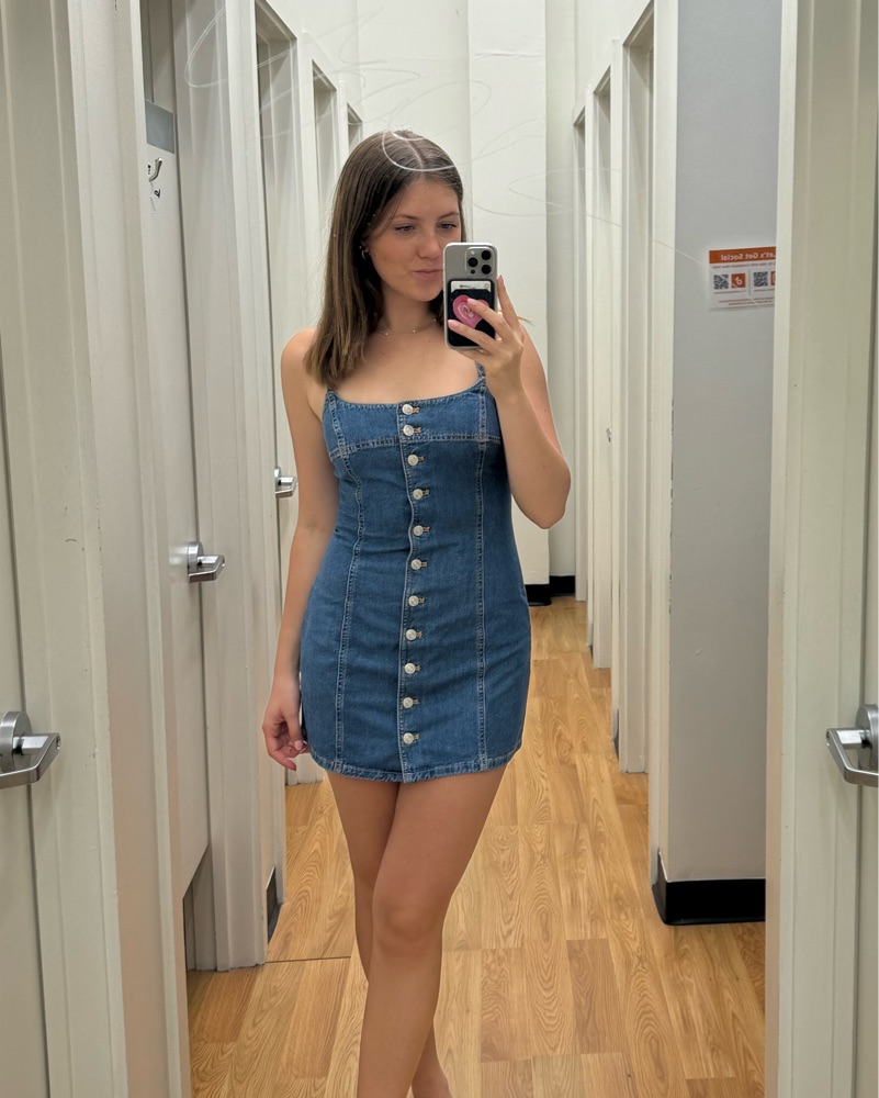 zara denim dress with buttons WILLY CHAVARRIA X ZARA DENIM DRESS - Light blue