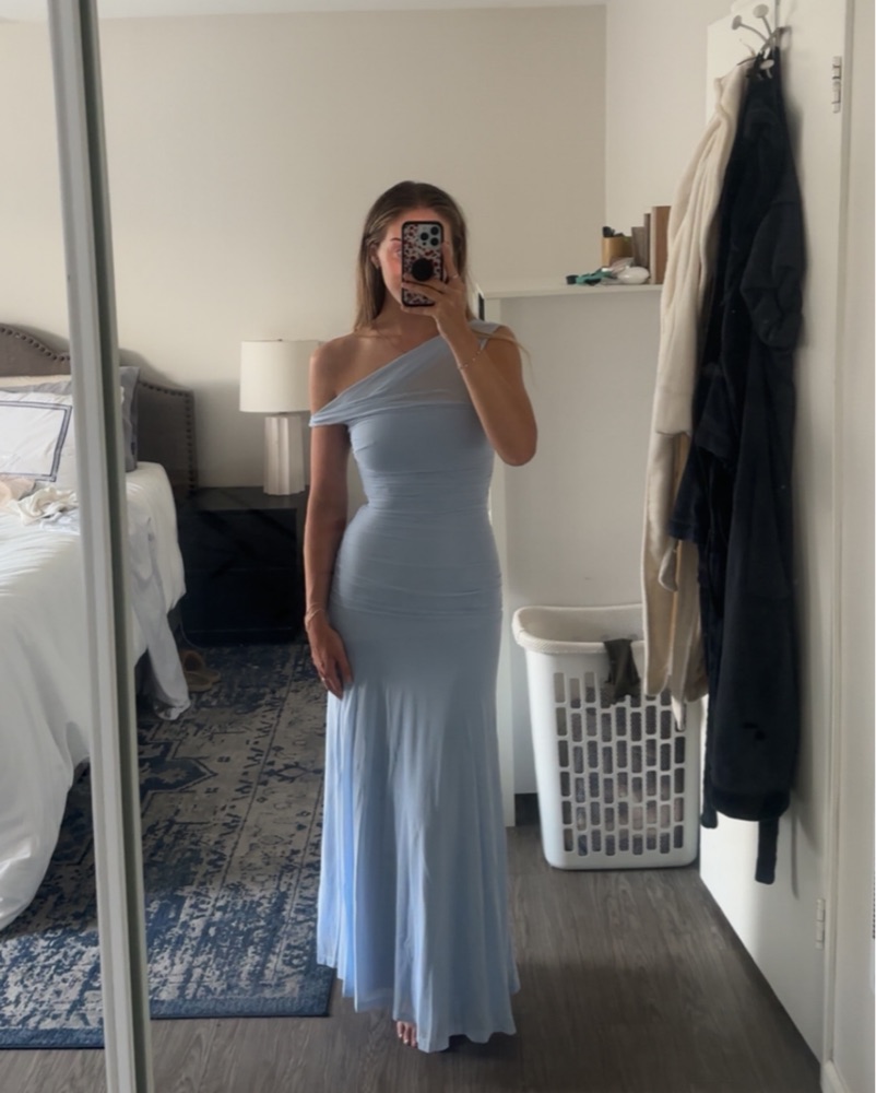 blue royal prom dresses BABARONI BABARONI Satin Royal Blue Prom Dresses A-line Sweetheart Sleeveless Bow, Royal Blue / US0 main image 1
