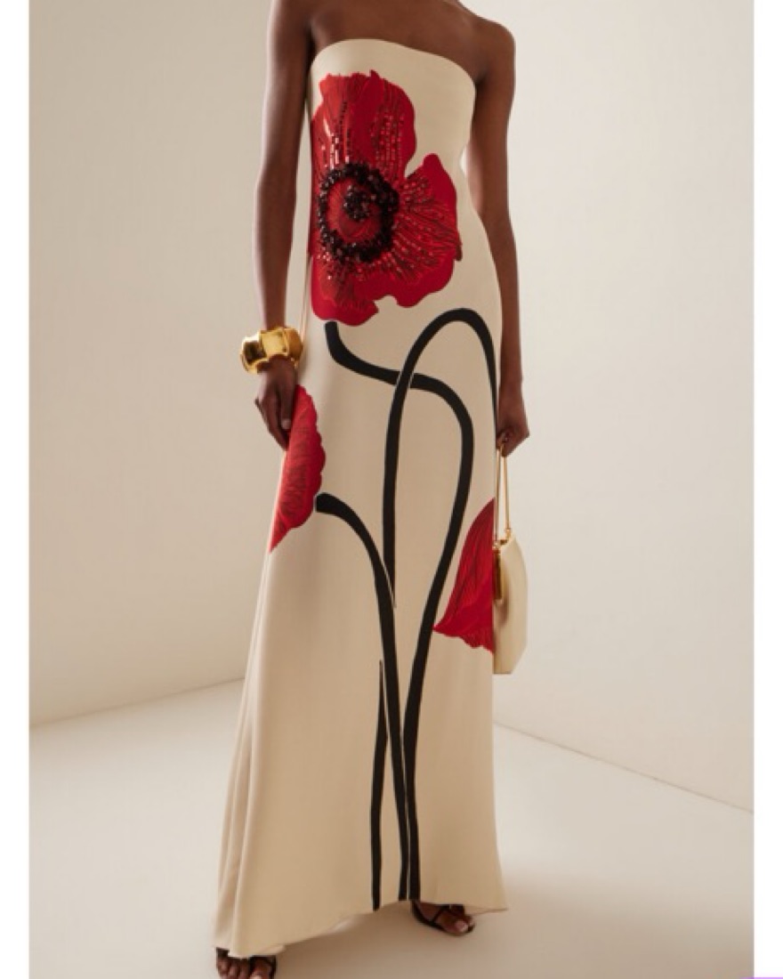 Johanna Ortiz Petals Strapless Maxi by Johanna Ortiz - Pickle