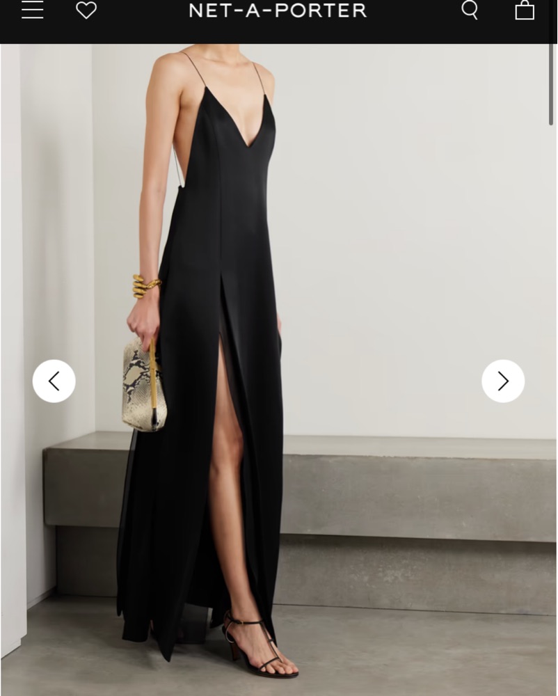 パーティードレス KHAITE 54963002W3002 Dresses Ny Black Judo Dress in Black – KHAITE