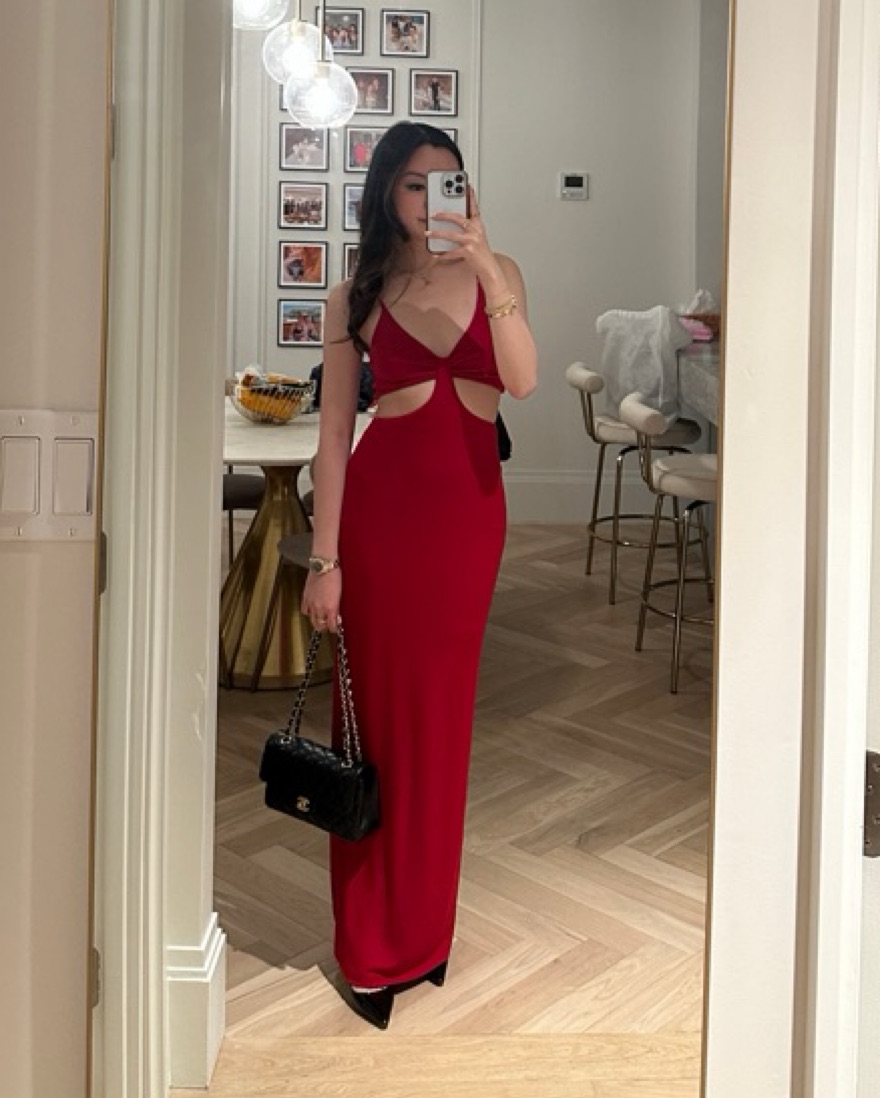 Alice & Olivia Red Havana Maxi Dress by Alice & Olivia - Pickle