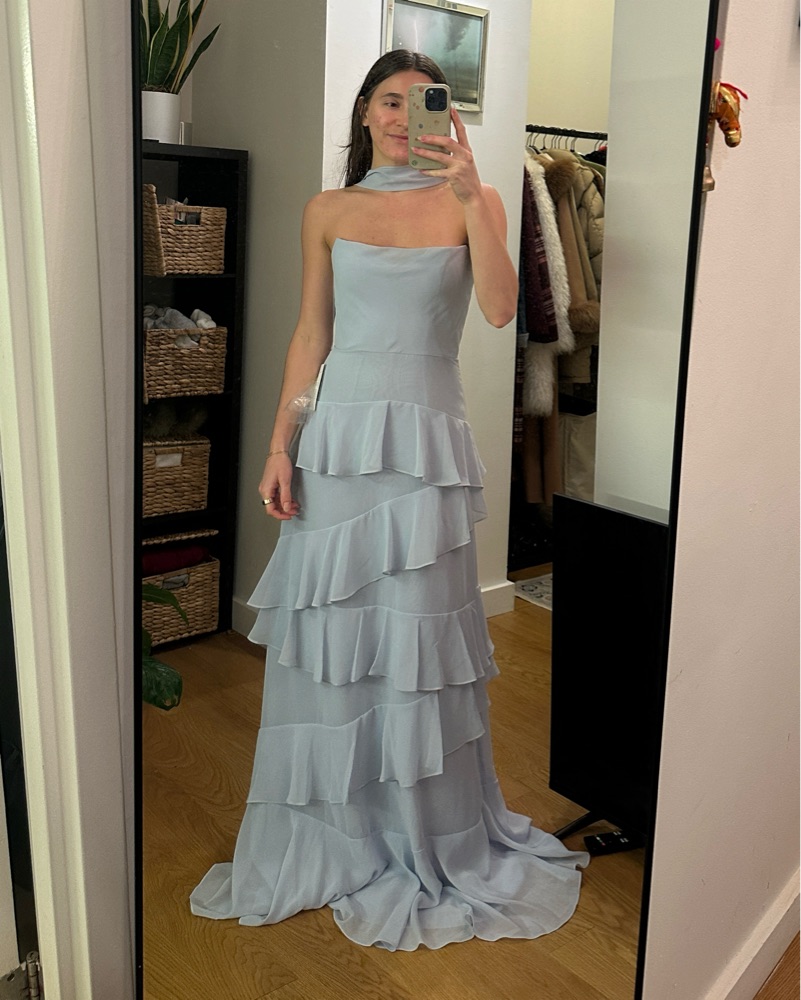 jenny yoo blue dress Jenny Yoo Luella Dress in Whisper Blue