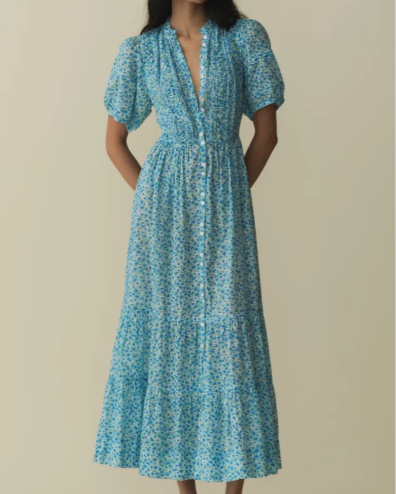 dôen haleigh floral cotton maxi dress Doen Haleigh Dress by Doen