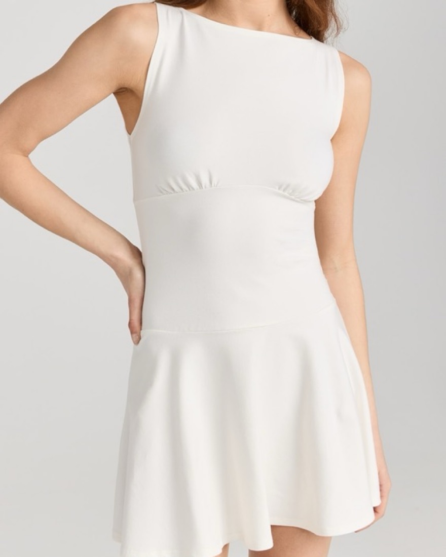 fit and flare dress below knee length Flared Knee Length Dress main image 1