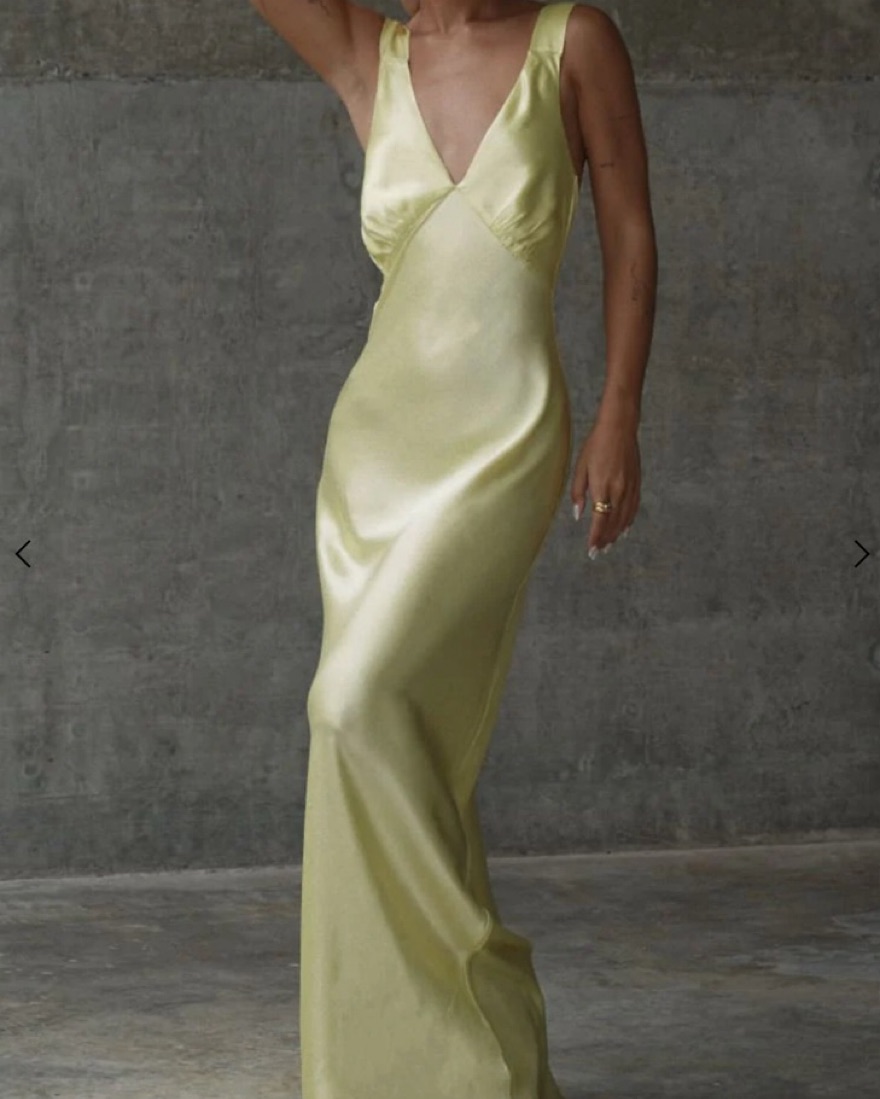 satin dress strip TRAF Womens Backless Sling Dress Silk Satin Floor-Length Zipper Closure  Midi Dress