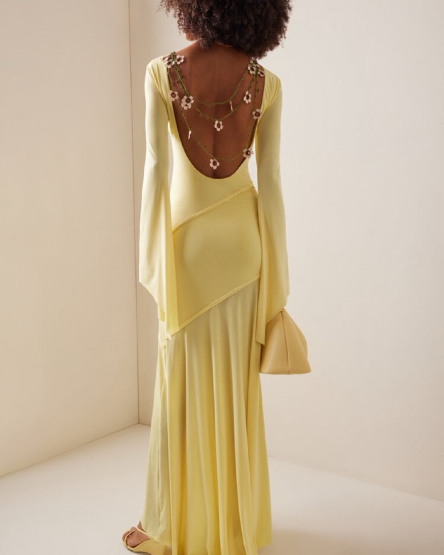 strapless open back dress PINKO main image 0