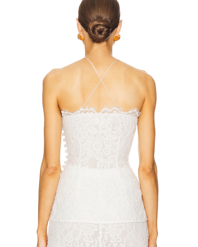 Helsa - The Forever Audrey Lace Camisole by Helsa - Pickle