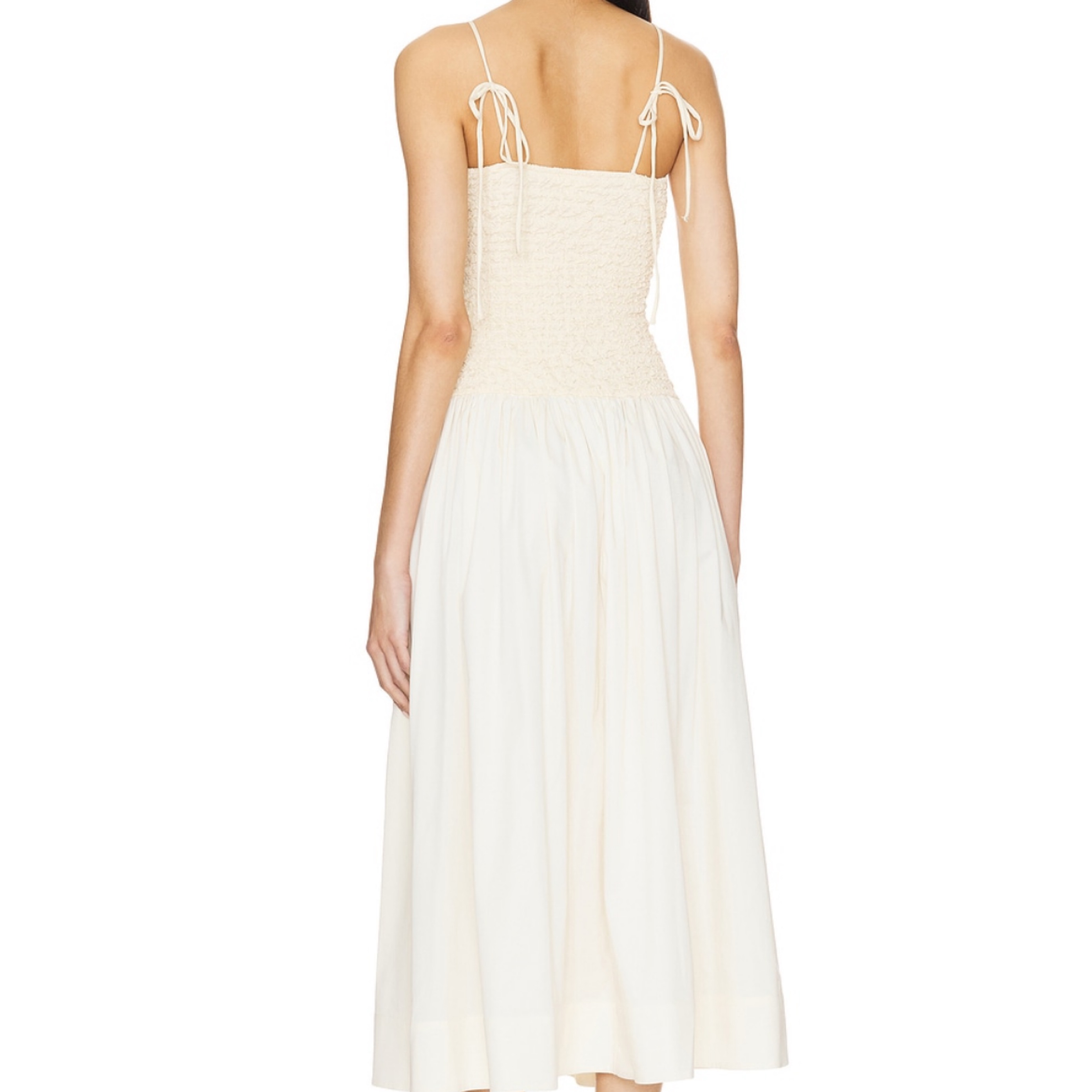 stacci midi dress in beige & cream Martie Mini Dress Navy main image 1