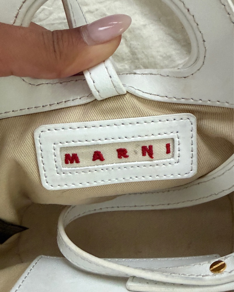 Marni Tropicalia Micro White Raffia Bag by Marni - Pickle