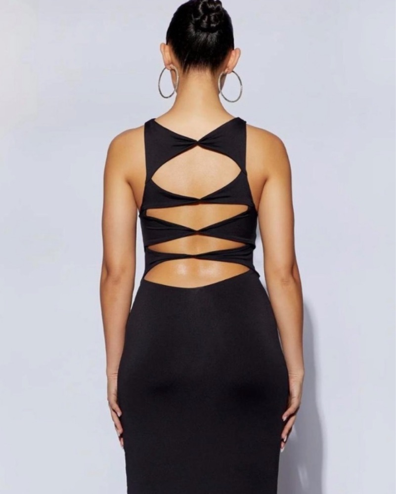 bodycon dress built in shapewear Built-In Shapewear Mini Dress, Black / M