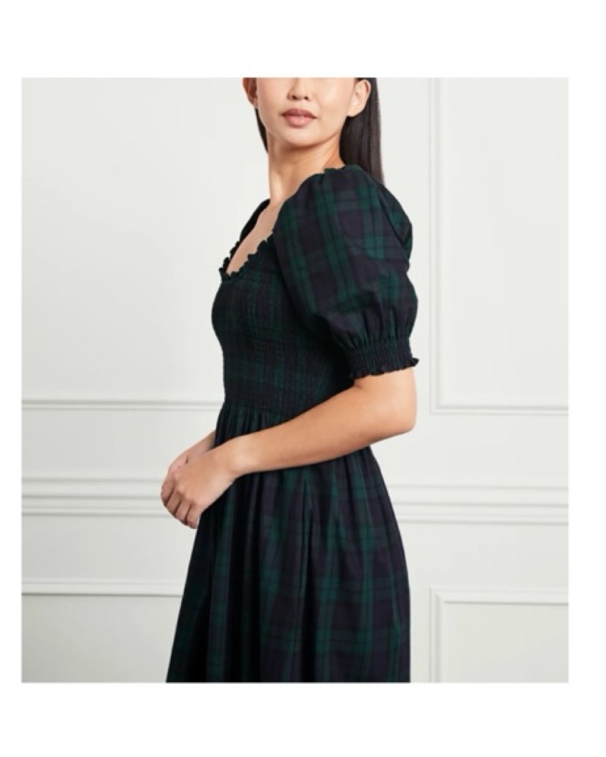 blue and green plaid dress 3PS Blue Plaid Spaghetti Strap Dress With Blue Shawl Dress Suit, Blue / XS