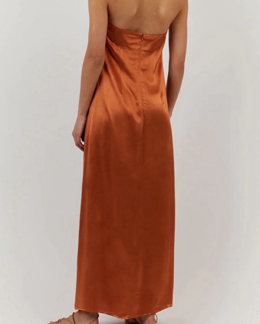 dissh orange dress Dissh Torah Margiold Open Knit MIDI Dress