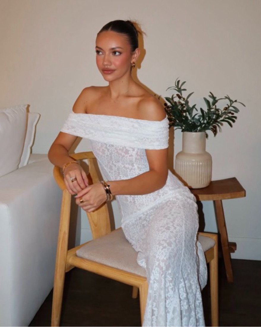 White Lace Dress | Pickle