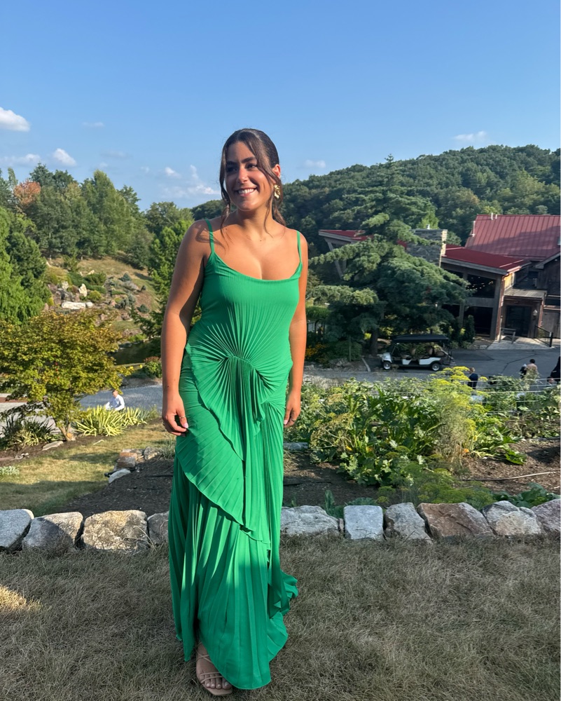 Green Georgia Hardinge Torrent Dress by Georgia Hardinge - Pickle
