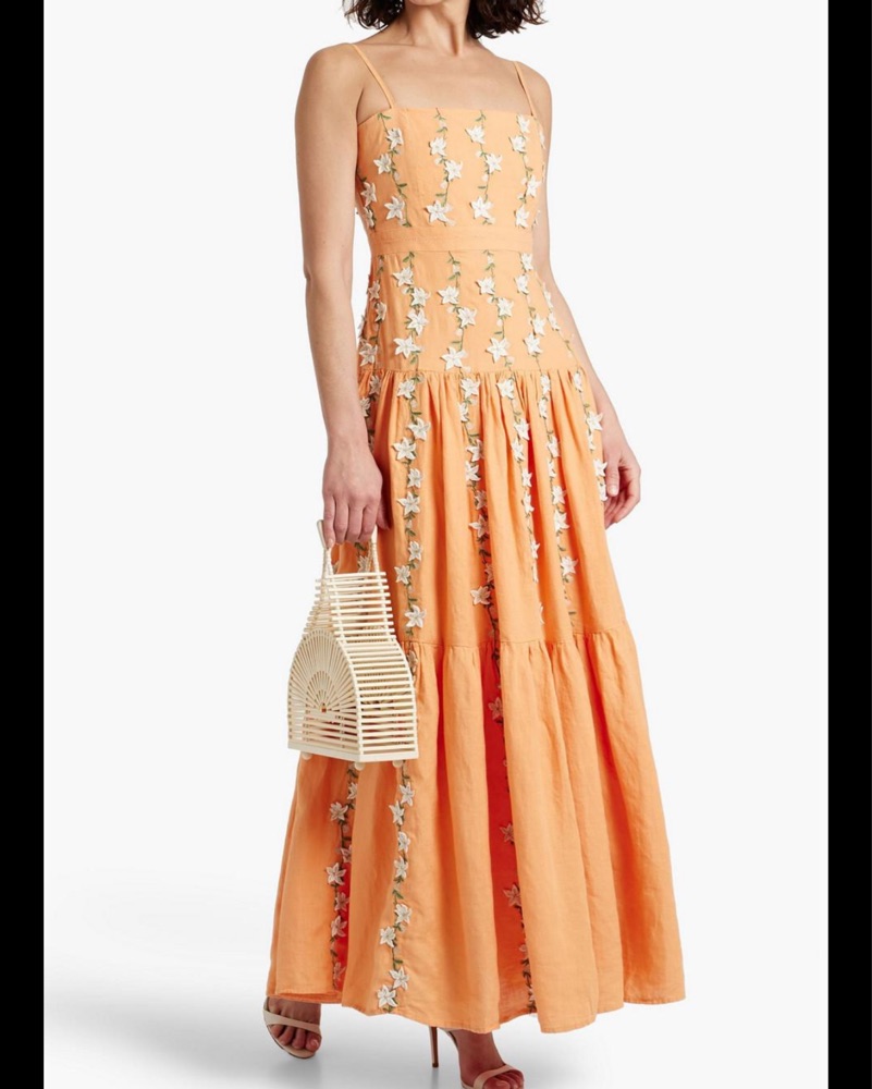 open lace back dress Abeja Cordillera Maxi Dress M main image 0