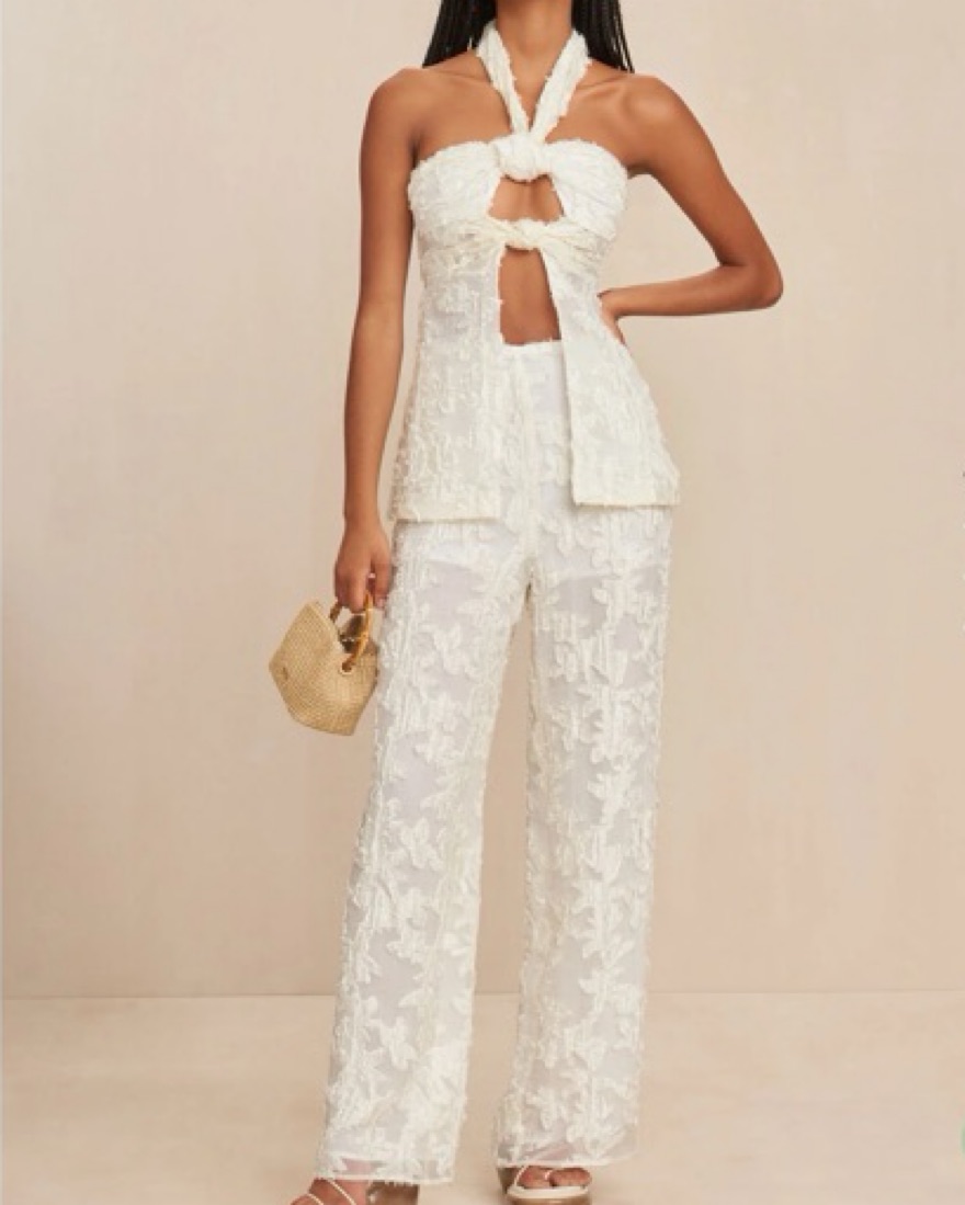 マミー アンテグラール2点 Cult Gaia White Matching 2-Piece Set by Cult Gaia - Pickle