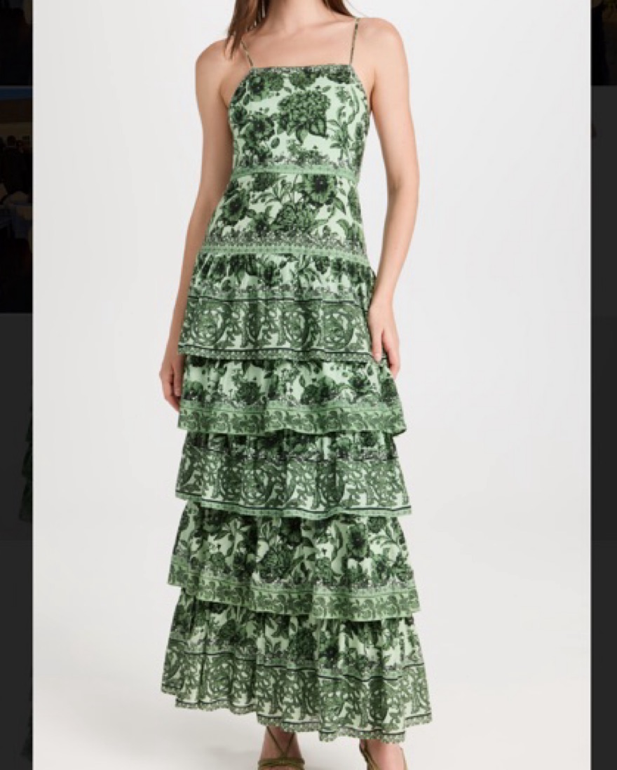 Alice + Olivia Green Valencia Dress | Pickle