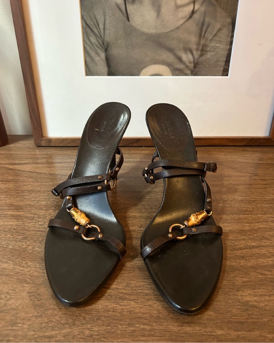 tom ford gucci bamboo sandals heels by Gucci - Pickle