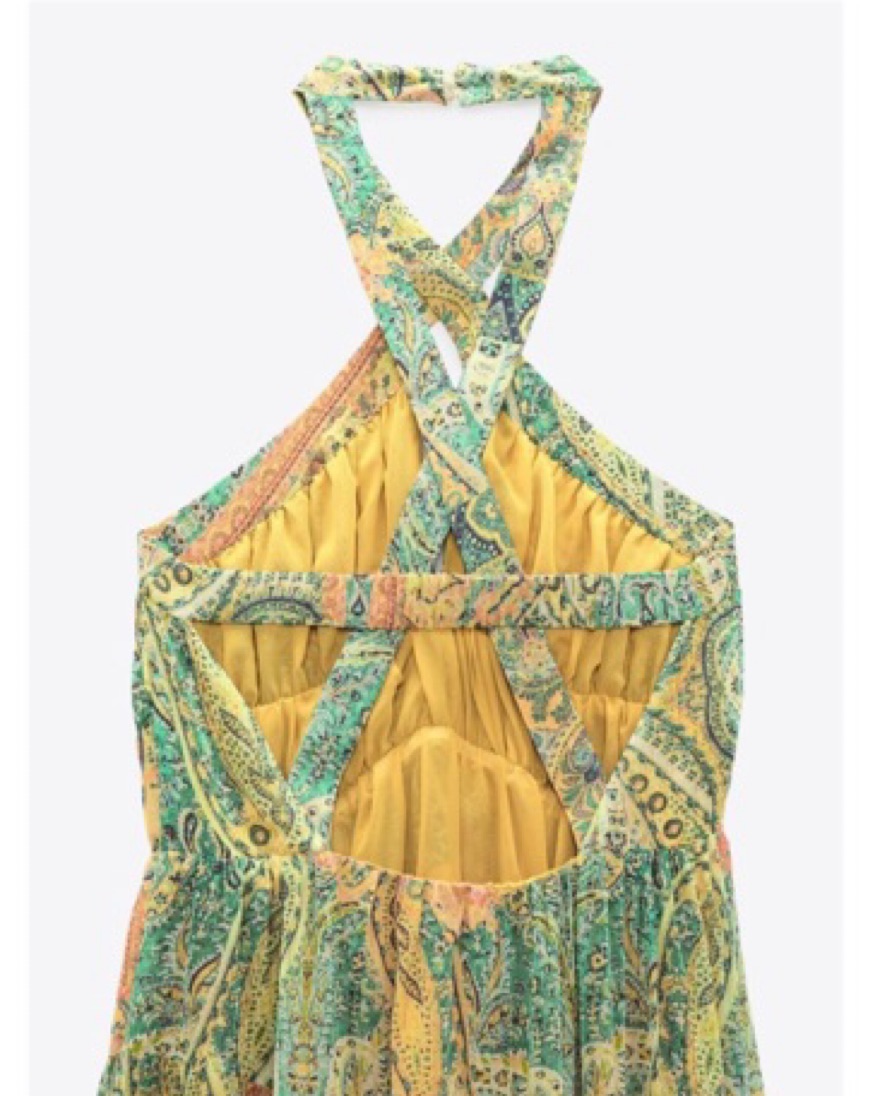 Zara Paisley Maxi Dress by Zara - Pickle