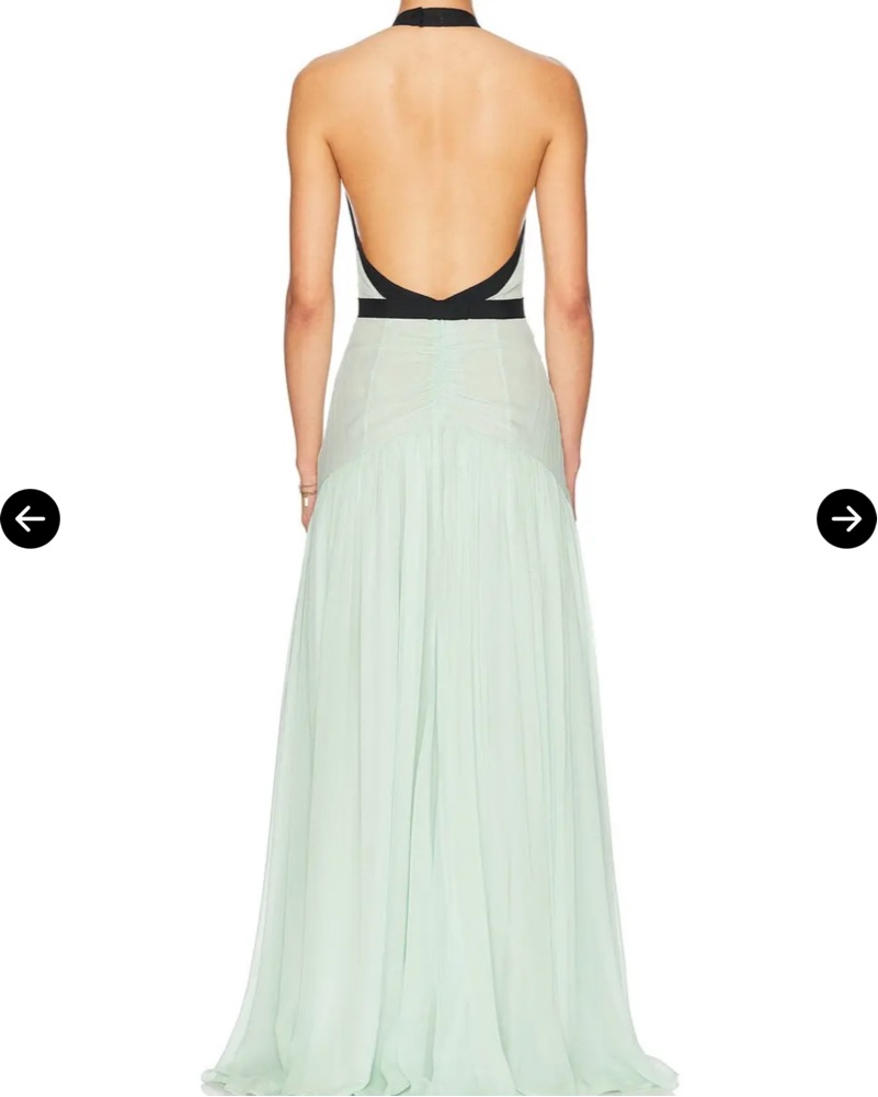 Helsa Siren Mint Blue/Green Gown by Helsa - Pickle