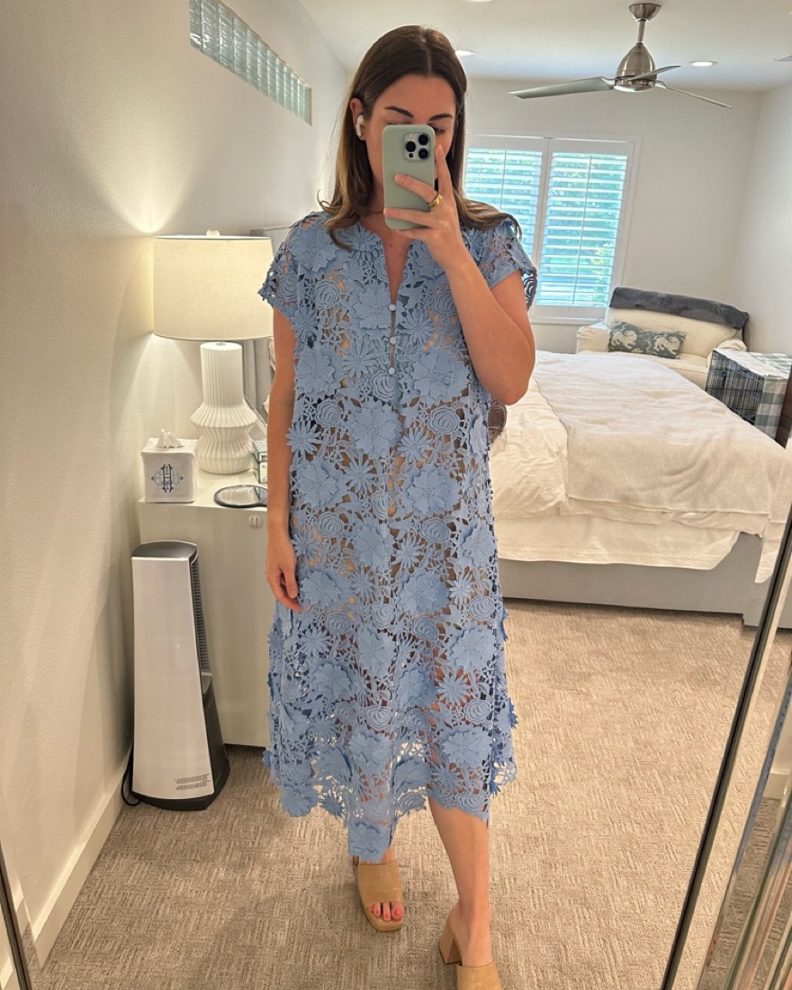 blue glass dress The Siena Dress in Glass Slipper Blue main image 0