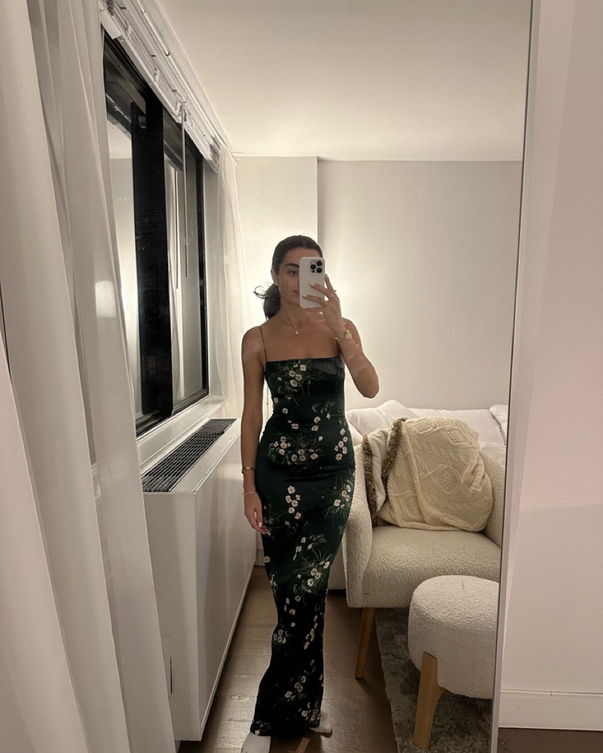reformation frankie floral silk maxi dress Reformation Frankie Floral Silk Column Maxi Dress