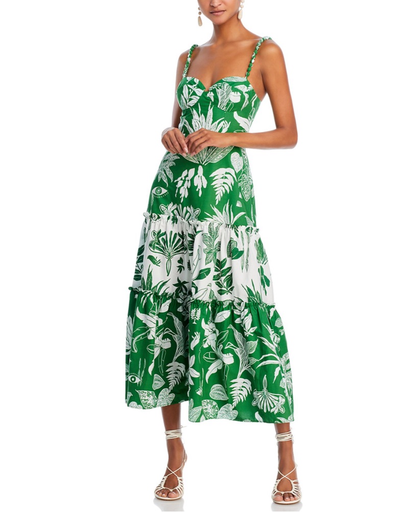 cotton floral long sleeve maxi dress HOULENGS Women's Print Deep V Neck Ruffled Flowy Long Dresses Apricot Small at Amazon Women's Clothing store Summer berry salad : bridal parties Mainstreet Color:Botanical Garden