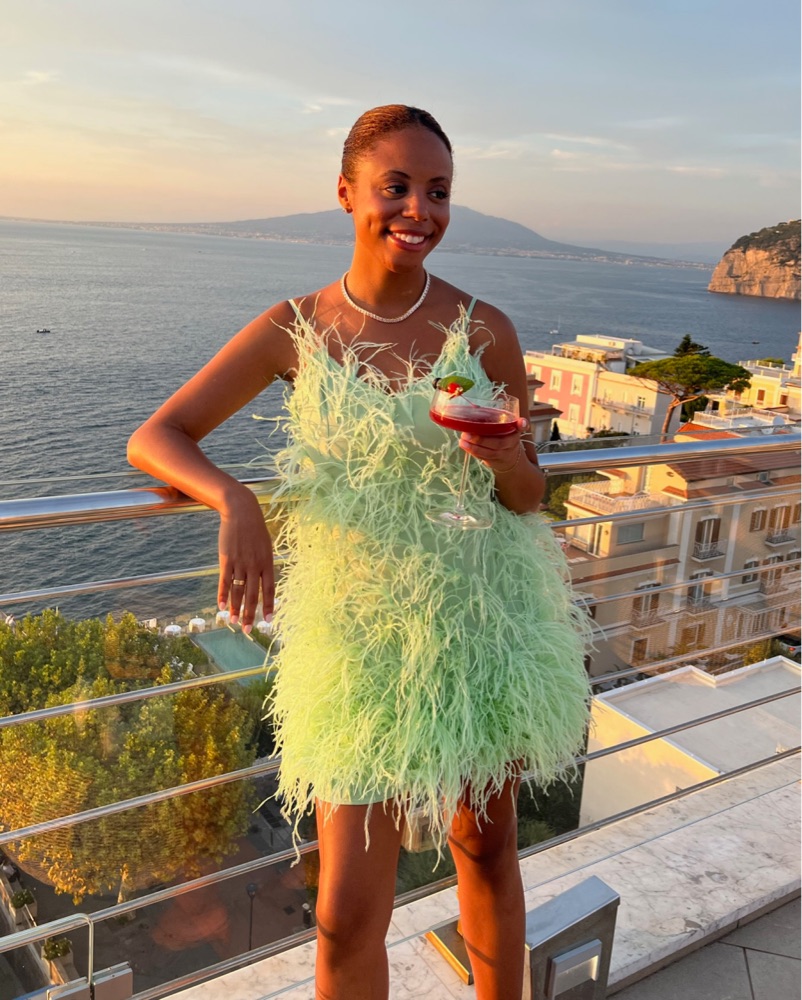 holiday dress feathers Evening Party Dress with Mermaid Trumpet Feathers main image 0