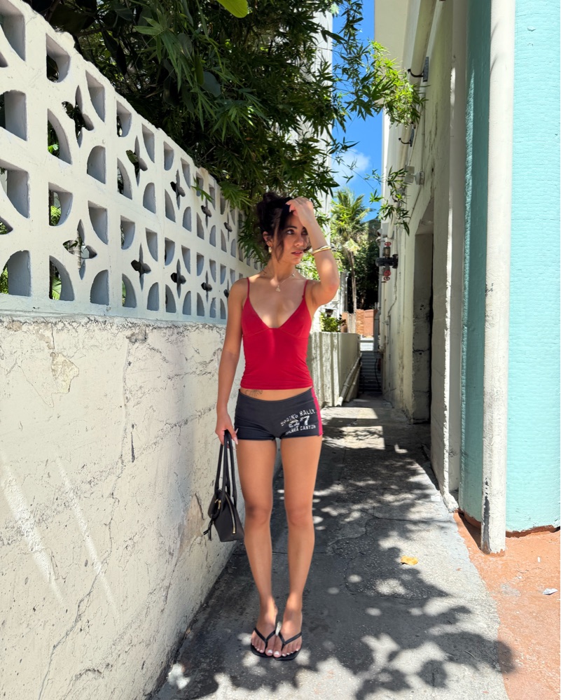 【MIDAS】 Red Python Tank Top Running Tank Top - Vertical Terrain - Burgundy