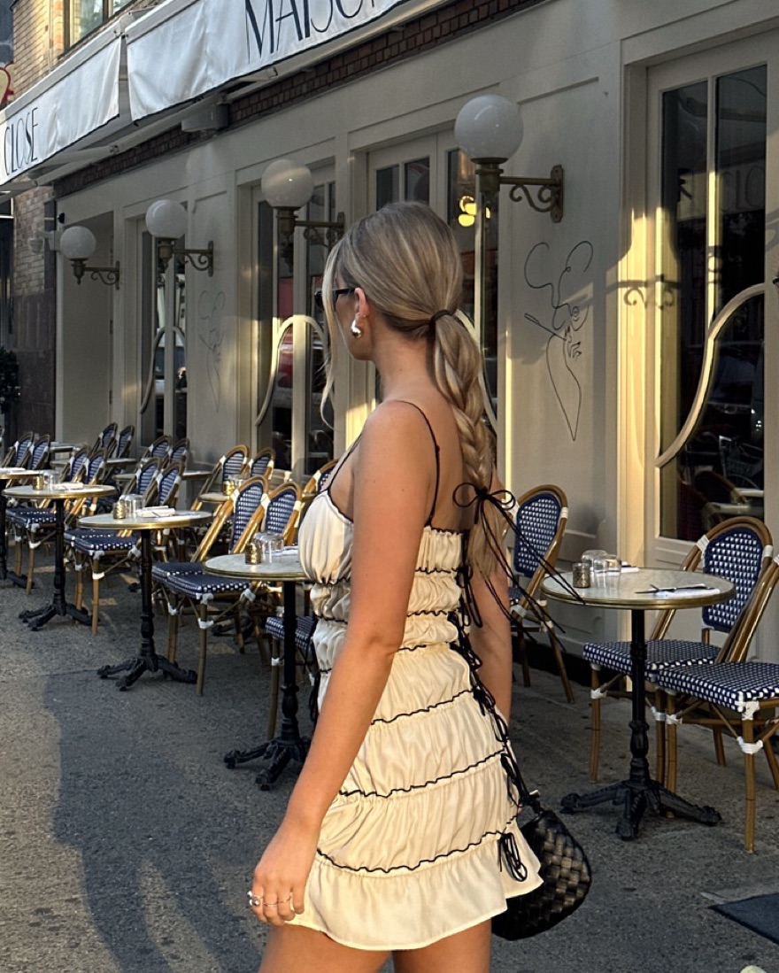 mirror palais ruffle tunnel mini dress The Ruffle Tunnel Gown ships this week and the minis ship next week so we  made a little tutorial on how to adjust it to your size. 