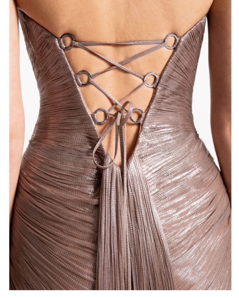 Maria Lucia Hohan Metallic Dress - xs by Maria Lucia Hohan - Pickle