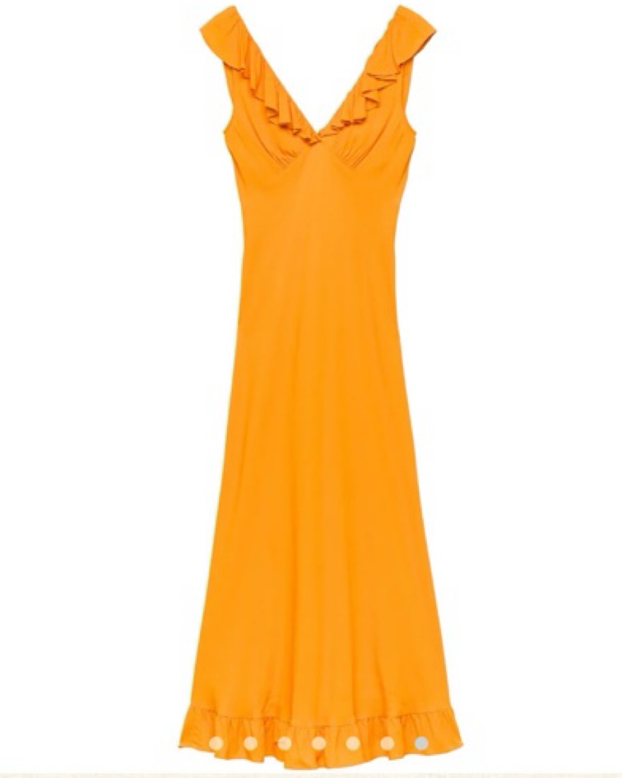 doen orange dress Doen Arleen Dress