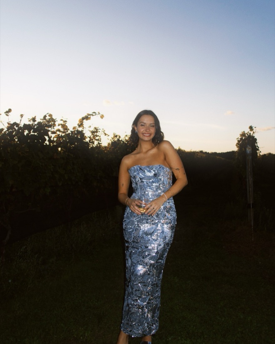 helsi silver dress Helsi Serena