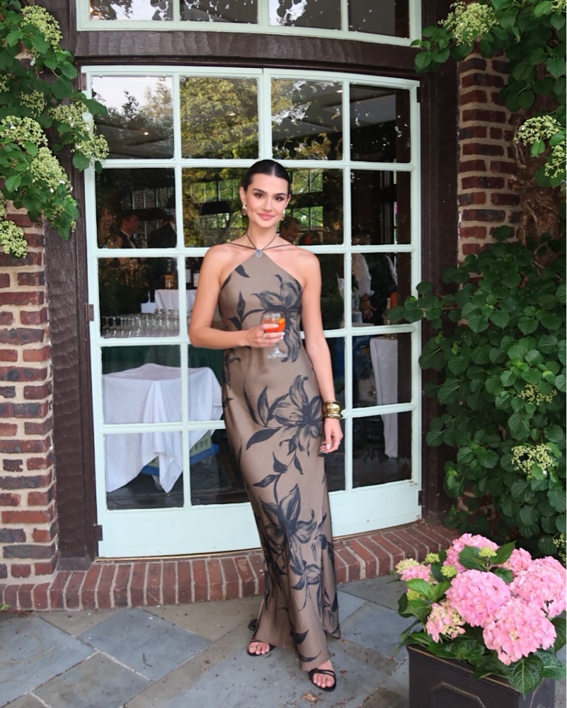 zinna satin dress Amsale Bridesmaid Dress Zinnia GB308S Mocha