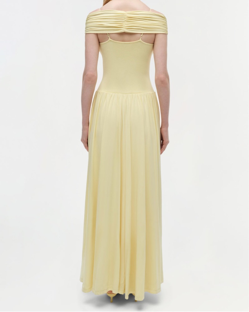 Amarantha Jersey Maxi Dress by Jonathan Simkhai - Pickle