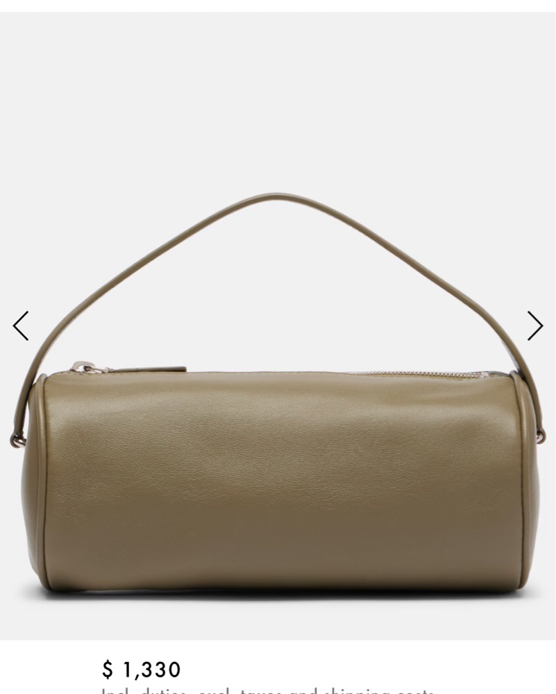 The Row 90s Bag Olive by The Row - Pickle