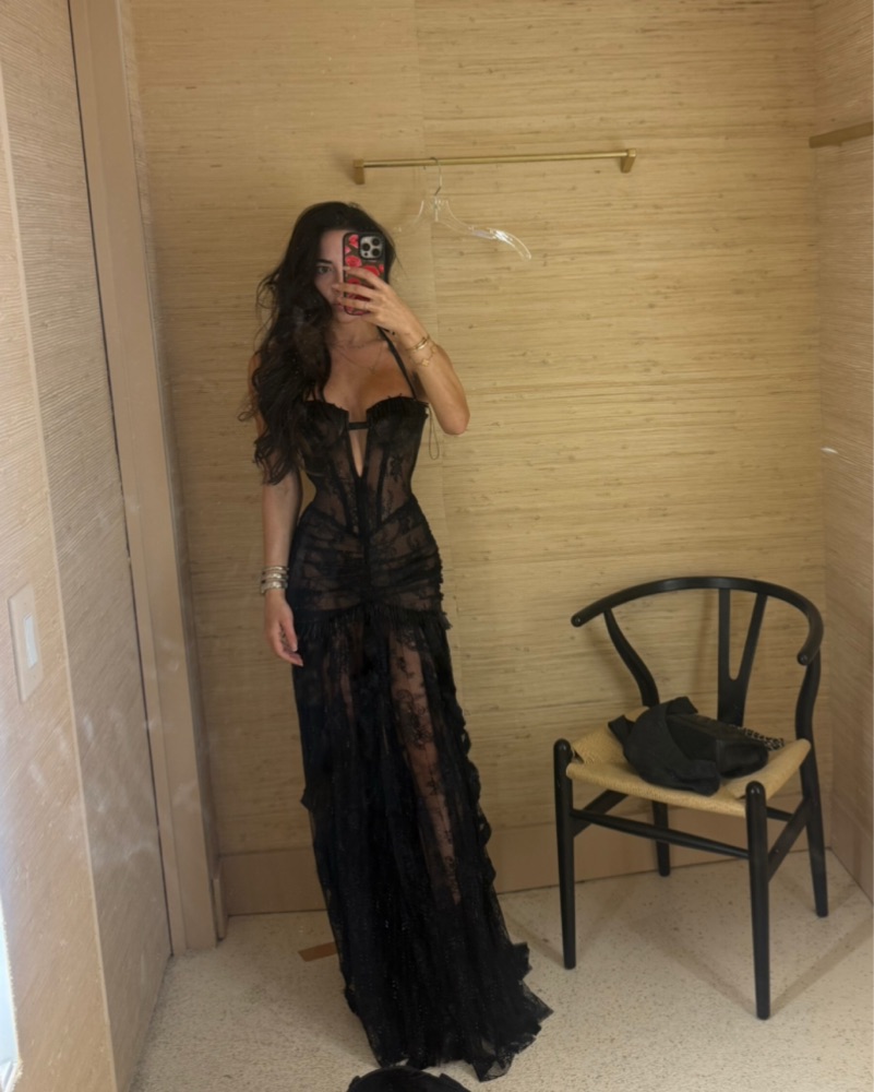 patbo corset dress PatBO - Floral Haze Bustier Maxi Dress