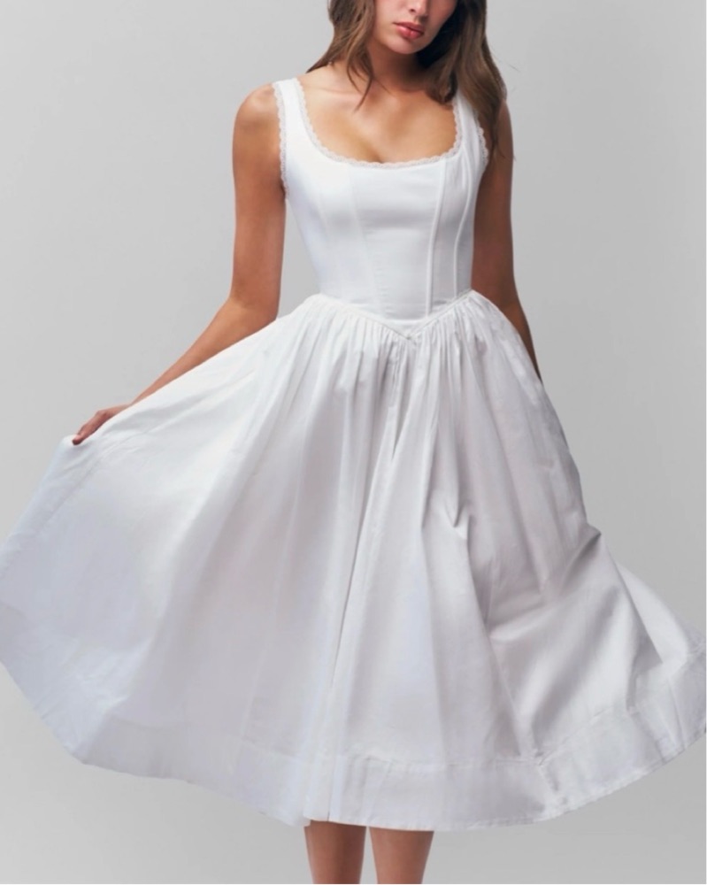 Danielle Guizio White Midi dress by Danielle Guizio - Pickle