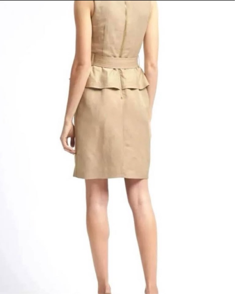 BANANA REPUBLIC khaki linen blend dress by Banana Republic & Amazon - Pickle