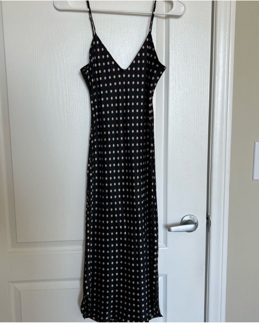 niana ANDRESD flocky dot pants dress　M flocky dot pants dress | ANDRESD