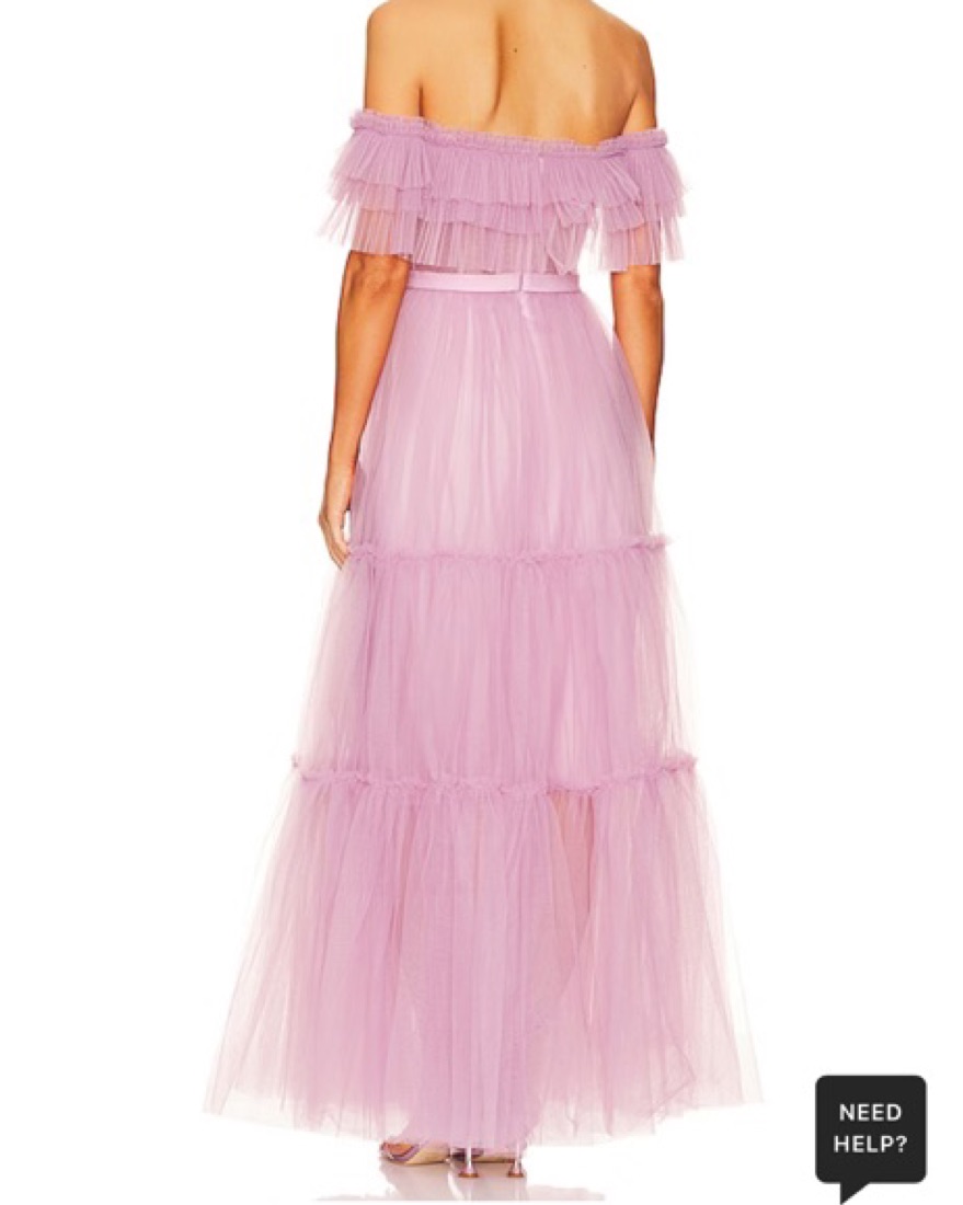 ★セール♪★BCBGMAXAZRIA ティアードガウン★ BCBGMAXAZRIA Off Shoulder Tiered Gown | Pickle
