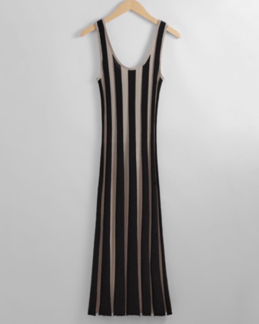 black tan dress Morlana Maxi Dress - Black & Tan Animal Print