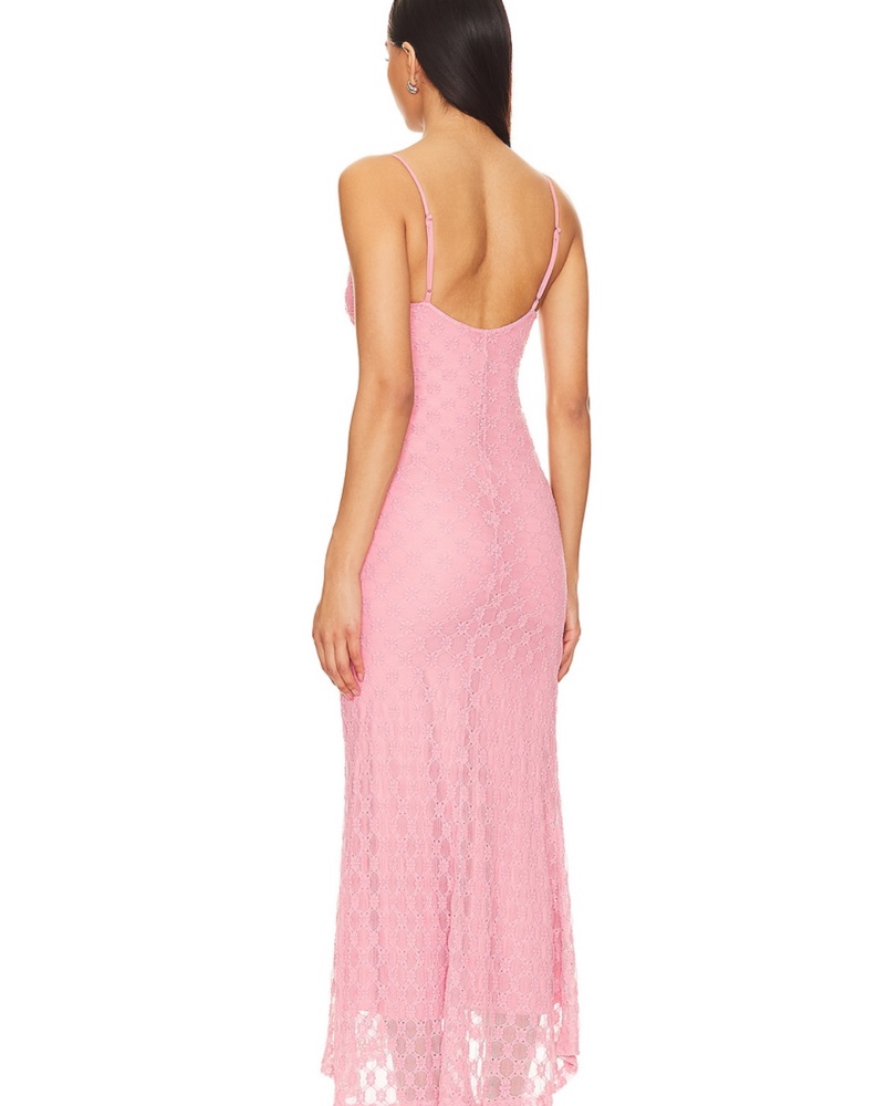 v neck lace maxi dress Black A Line Long Sleeve Half High Neck Lace Patchwork Maxi Prom Dress