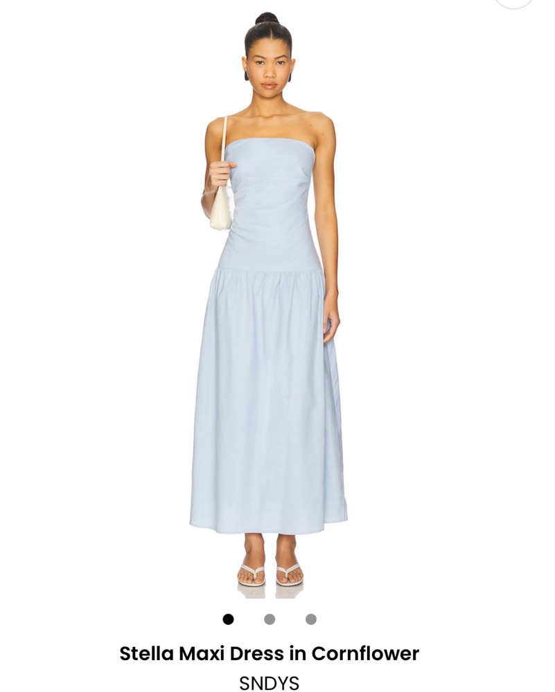 SNDYS Cornflower Blue Stella Maxi Dress by SNDYS - Pickle