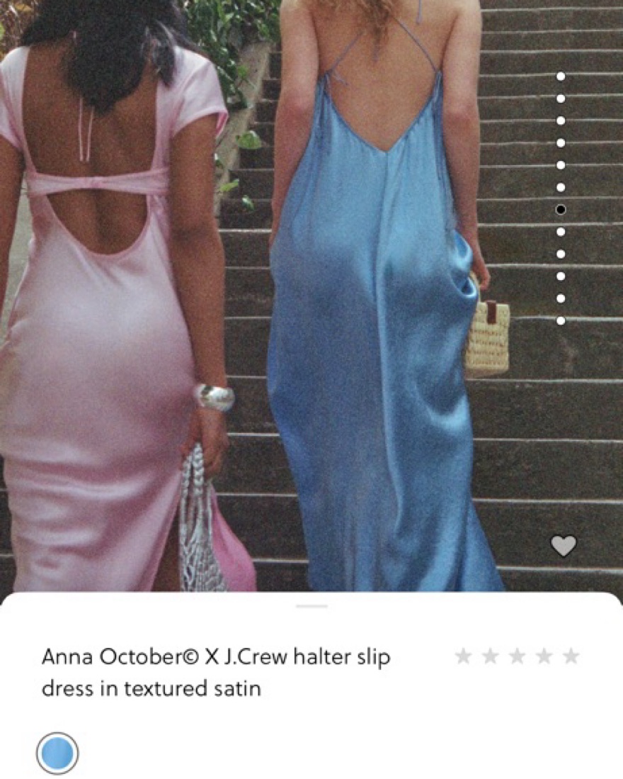 Jcrew X Anna October Halter Slip Dress | Pickle